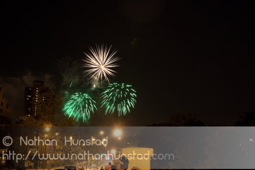 Minneapolis fireworks on 4 July 2010